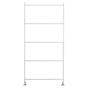 [MUJI 無印良品]SUS鋼製追加用側片 /亮面淺灰/小/9S