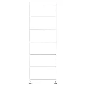 [MUJI 無印良品]SUS鋼製追加用側片 /亮面淺灰/中/9S