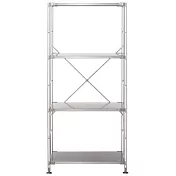 [MUJI無印良品]SUS不鏽鋼層架組 /中/9S