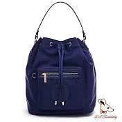 B.S.D.S冰山袋鼠 - 微醺小調 - 經典水桶造型三用後背包 - 寶石藍【H002B】