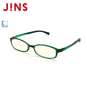 JINS 33%濾藍光無度數鏡框(APC14A001)綠色