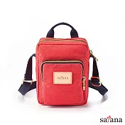 satana - Soldier 放假趣迷你斜背包 -洛可可紅