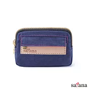 satana - 小巧零錢包/鑰匙包 -礦青藍