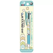 San-X 角落公仔  Uni  Jetstream 3色油性0.5mm原子筆。 青色