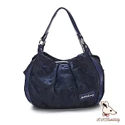 B.S.D.S冰山袋鼠 - 香巧班尼 - 托特購物造型手提側背兩用包 - 炫彩藍【604B】