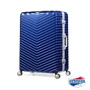 AT美國旅行者 25吋Triangle豪華版防爆鋁框TSA海關鎖行李箱(霧面藍)