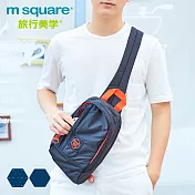 m square美途系列Ⅱ單肩斜跨包/跨胸包-深寶藍