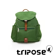 tripose MEMENTO系列微皺尼龍經典輕量後背包(小) 草地綠