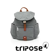 tripose MEMENTO系列微皺尼龍經典輕量後背包(小) 優雅灰