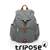 tripose MEMENTO系列微皺尼龍經典輕量後背包(大) 優雅灰