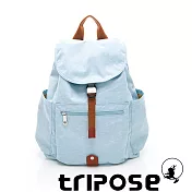 tripose MEMENTO系列微皺尼龍經典輕量後背包(大) 湖水藍