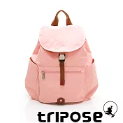 tripose MEMENTO系列微皺尼龍經典輕量後背包(大) 櫻花粉