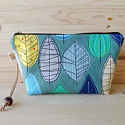 布風手作|大樹葉 化妝包