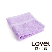 Lovel 嚴選六星級飯店純棉方巾-共五色薰紫