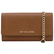 MICHAEL KORS 防刮皮革LOGO卡夾斜背包-駝色 35S8GTVC3L（現貨+預購）駝色