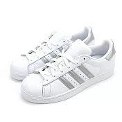 Adidas 女 SUPERSTAR 休閒鞋UK3.5白色