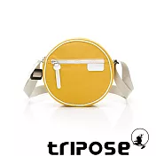 tripose PIPE系列滾邊圓型斜背包 黃