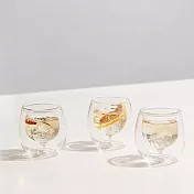 【JIA品家】家當 葫蘆造型雙層玻璃杯 4入禮盒組（附品牌提袋）