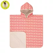 德國Lassig-嬰幼兒抗UV斗篷沙灘巾-火紅鶴