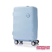 AT美國旅行者 20吋Groovista 霧面耐磨吸震PC硬殼登機箱(粉藍)
