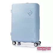 AT美國旅行者 24吋Groovista 霧面耐磨吸震PC硬殼行李箱(粉藍)