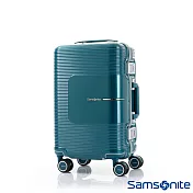Samsonite新秀麗 20吋Tri-Tech摩登PC鋁框減震輪TSA海關鎖登機箱(土耳其藍)