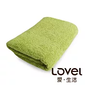 Lovel 7倍強效吸水抗菌超細纖維浴巾-共9色檸檬綠