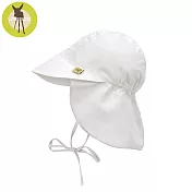 德國Lassig-嬰幼兒抗UV防曬遮頸帽-小米白12個月
