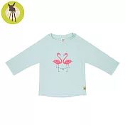 德國Lassig-嬰幼兒抗UV長袖泳裝上衣-火紅鶴12個月