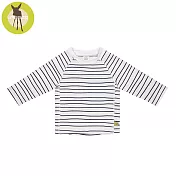 德國Lassig-嬰幼兒抗UV長袖泳裝上衣-線條藍12個月