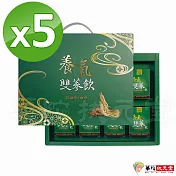 華陀扶元堂-養氣雙蔘飲5盒(8瓶/盒)