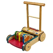 台灣製造 彩色原木防滑助步車(圖案隨機出貨)