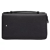 MONTBLANC 萬寶龍旅行多功能雙拉鍊手拿包 114459