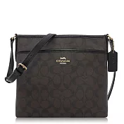 COACH 經典 PVC / 小款 / 斜背包_深咖啡