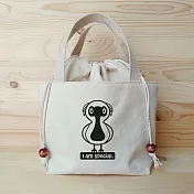 我思我作|黑面琵鷺 束口提袋/餐袋