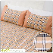 【eyah】專利床包式雅藤蓆雙人加大3件組-精典時尚