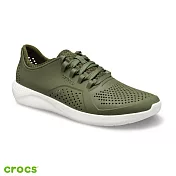 Crocs 卡駱馳 (男鞋) 男士LiteRide徒步繫帶鞋 204967-37PM7軍綠色