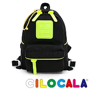 CILOCALA 限量版-亮彩尼龍防潑水NEON後背包-黃(迷你)