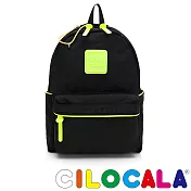 CILOCALA 限量版-亮彩尼龍防潑水NEON後背包-黃(中)