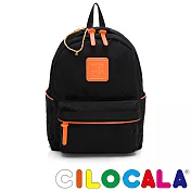CILOCALA 限量版-亮彩尼龍防潑水NEON後背包-橘(中)