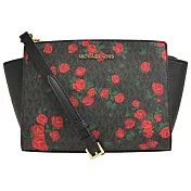 MICHAEL KORS 玫瑰防刮蝙蝠包-黑色(現貨+預購）黑色
