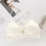 【Secret Lover】性感比基尼造型美背無鋼圈內衣胸罩(共三色)SL20194白色