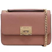 MICHAEL KORS 金鍊防刮皮革兩用包-乾燥玫瑰 (現貨+預購）乾燥玫瑰