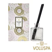 美國VOLUSPA Japonica 日式庭園系列 梨香荔枝 Panjore Lychee 浮雕玻璃罐 擴香100ml