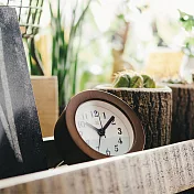 Billow- 厚實木波浪 靜音 時鐘 鬧鐘水藍