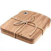 《FOXRUN》Ironwood刺槐木輕食盤2入(吐司)