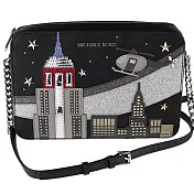 MICHAEL KORS 星光夜景斜背包-黑色（現貨+預購）黑色