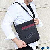 Ex-Sports亞克仕 休閒公事包 立體多層收納-LEAD黑色