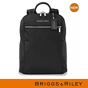 Rhapsody時尚商務女仕輕量13吋筆電後背包-黑黑