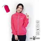 【遊遍天下】中性款反光防曬防風防潑水輕量外套(GJ10018)S粉紅